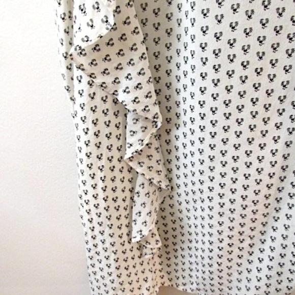 J.CREW Sleeveless Ruffled Silk Top, Size 10 - Picture 6 of 10